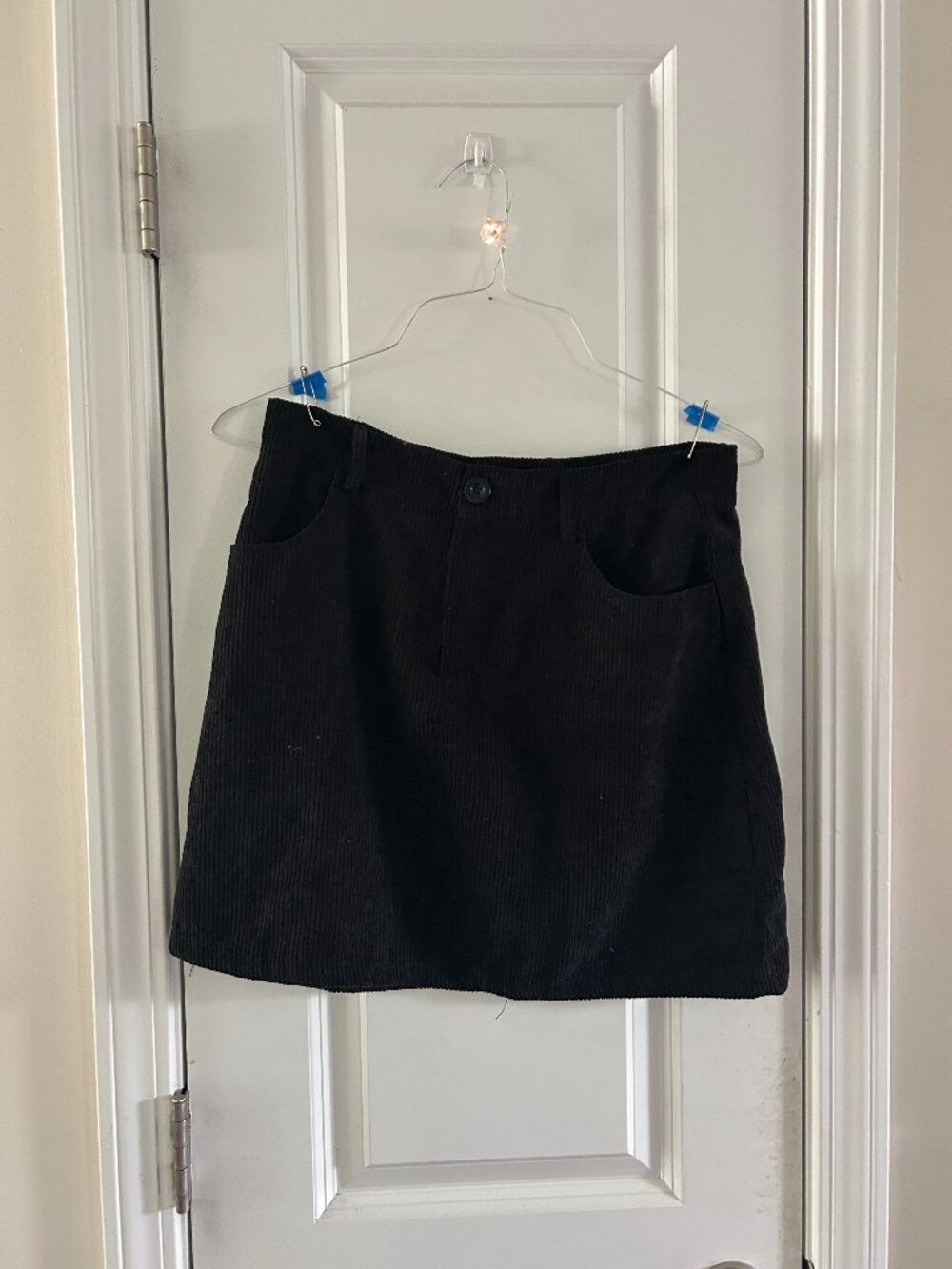 Black Corduroy Skirt
